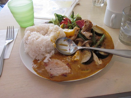 サコッシュのカレー
