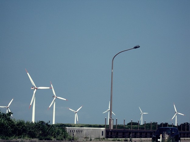 0003 盛岡 秋田旅行３日目 秋田発 進化した風力発電 スパイラルマグナス風車 写真共有サイト フォト蔵