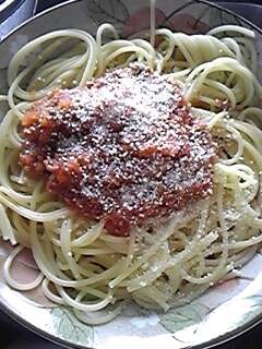 ミートソーススパゲティ