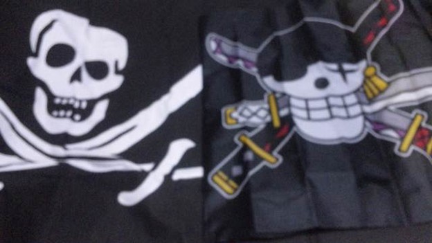 ジャックラカムとゾロの新世界バージョンの海賊旗を買いました 写真共有サイト フォト蔵