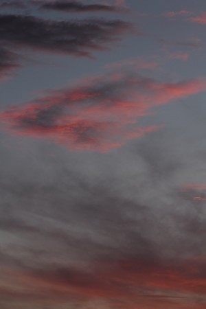 茜色の雲