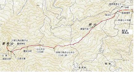 寒川山地図