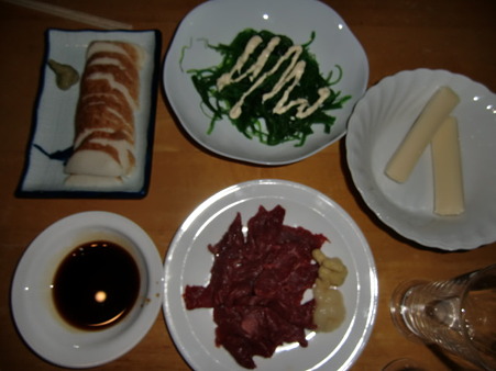 2011.12.24 晩酌肴