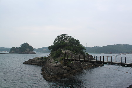 吊橋と離島