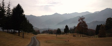 紅葉のキングダムゴルフ場