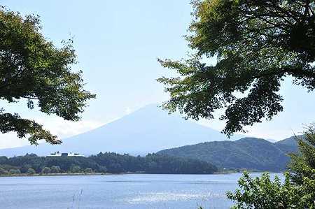 河口湖にて1