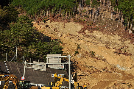 国道169号線・川上村通行止区間-4