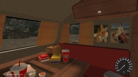 Saab Caravan Motorhome後部座席
